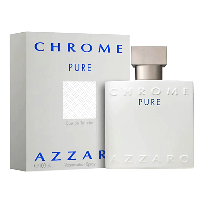 AZZARO CHROME PURE MEN EAU DE TOILETTE SPRAY