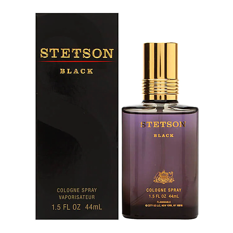 COTY STETSON BLACK EAU DE COLOGNE SPRAY – A R PERFUMES LLC