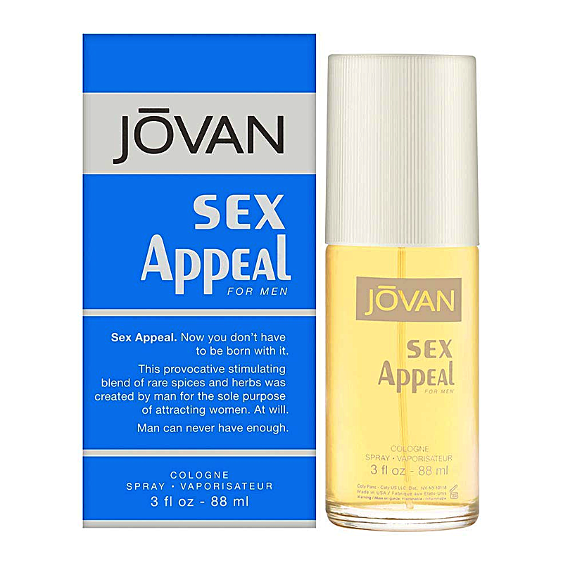 JOVAN SEX APPEAL M 3.0 OZ EDC SP