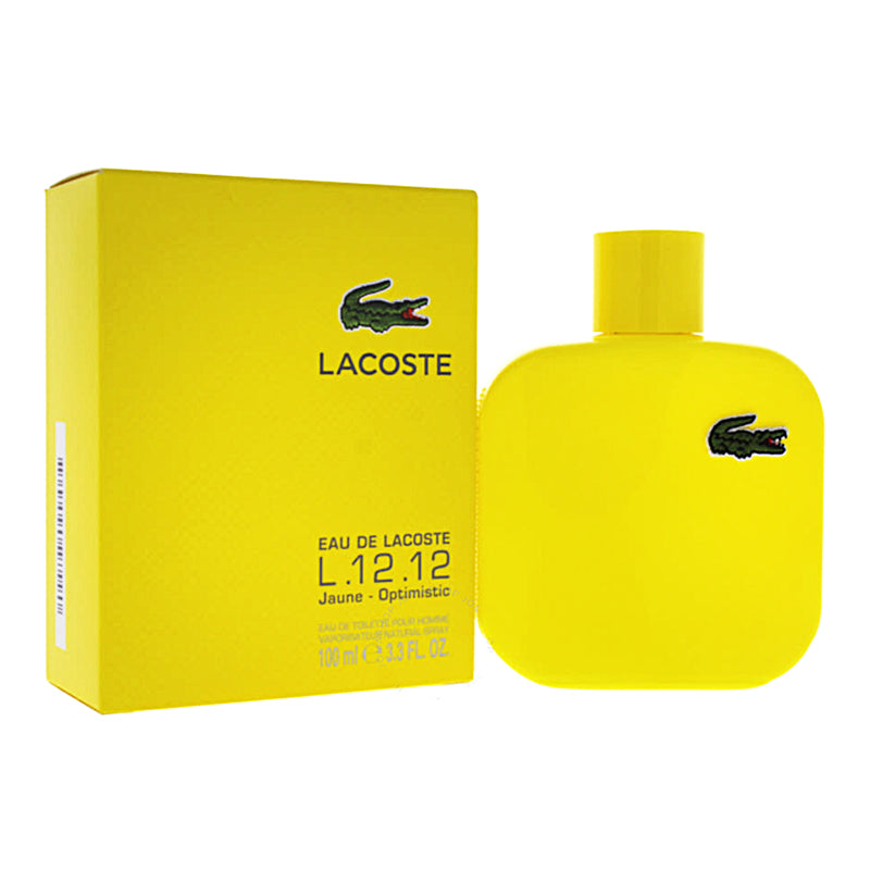 LACOSTE JAUNE L.12.12 OPTIMISTIC MEN EAU DE TOILETTE SPRAY