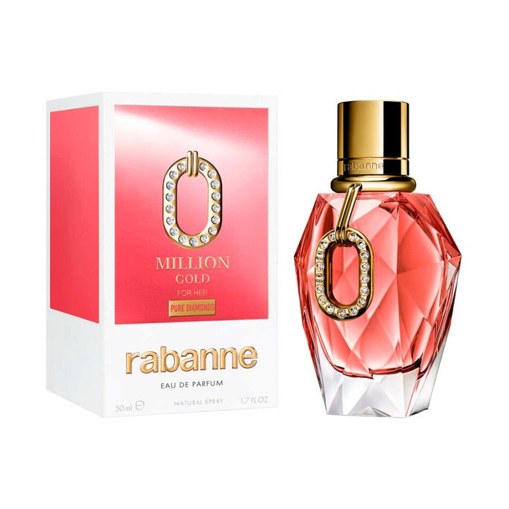 RABANNE MILLION GOLD FOR HER PURE DIAMONDS EAU DE PARFUM SPRAY